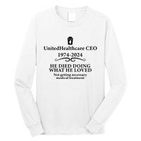 Ceo Unitedhealth Brian Thompson Rip Prayer Long Sleeve Shirt