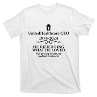 Ceo Unitedhealth Brian Thompson Rip Prayer T-Shirt