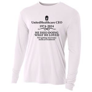 Ceo Unitedhealth Brian Thompson Rip Prayer Cooling Performance Long Sleeve Crew