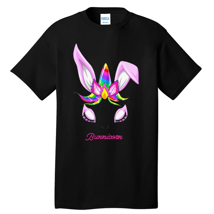 Cute Unique Bunnicorn Unicorn Easter Bunny Tall T-Shirt