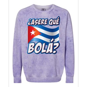 Cuba Asere Que Bola?  Colorblast Crewneck Sweatshirt