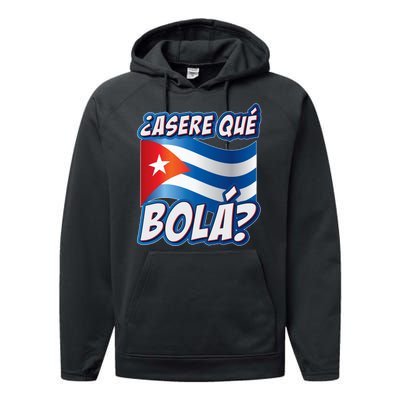 Cuba Asere Que Bola?  Performance Fleece Hoodie