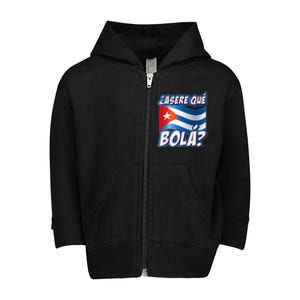 Cuba Asere Que Bola?  Toddler Zip Fleece Hoodie