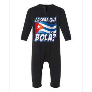 Cuba Asere Que Bola?  Infant Fleece One Piece