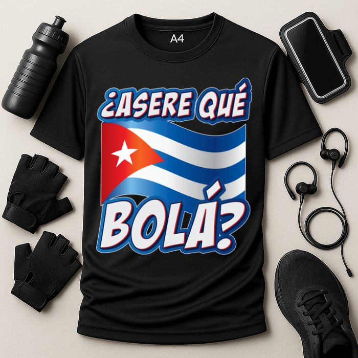 Cuba Asere Que Bola?  Cooling Performance Crew T-Shirt