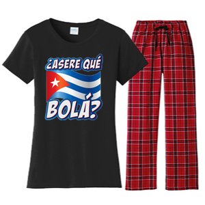 Cuba Asere Que Bola?  Women's Flannel Pajama Set