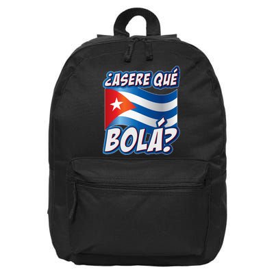 Cuba Asere Que Bola?  16 in Basic Backpack