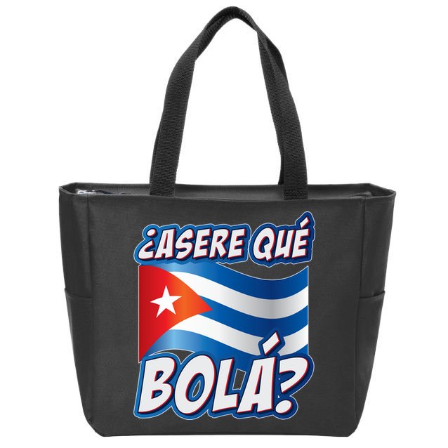 Cuba Asere Que Bola?  Zip Tote Bag