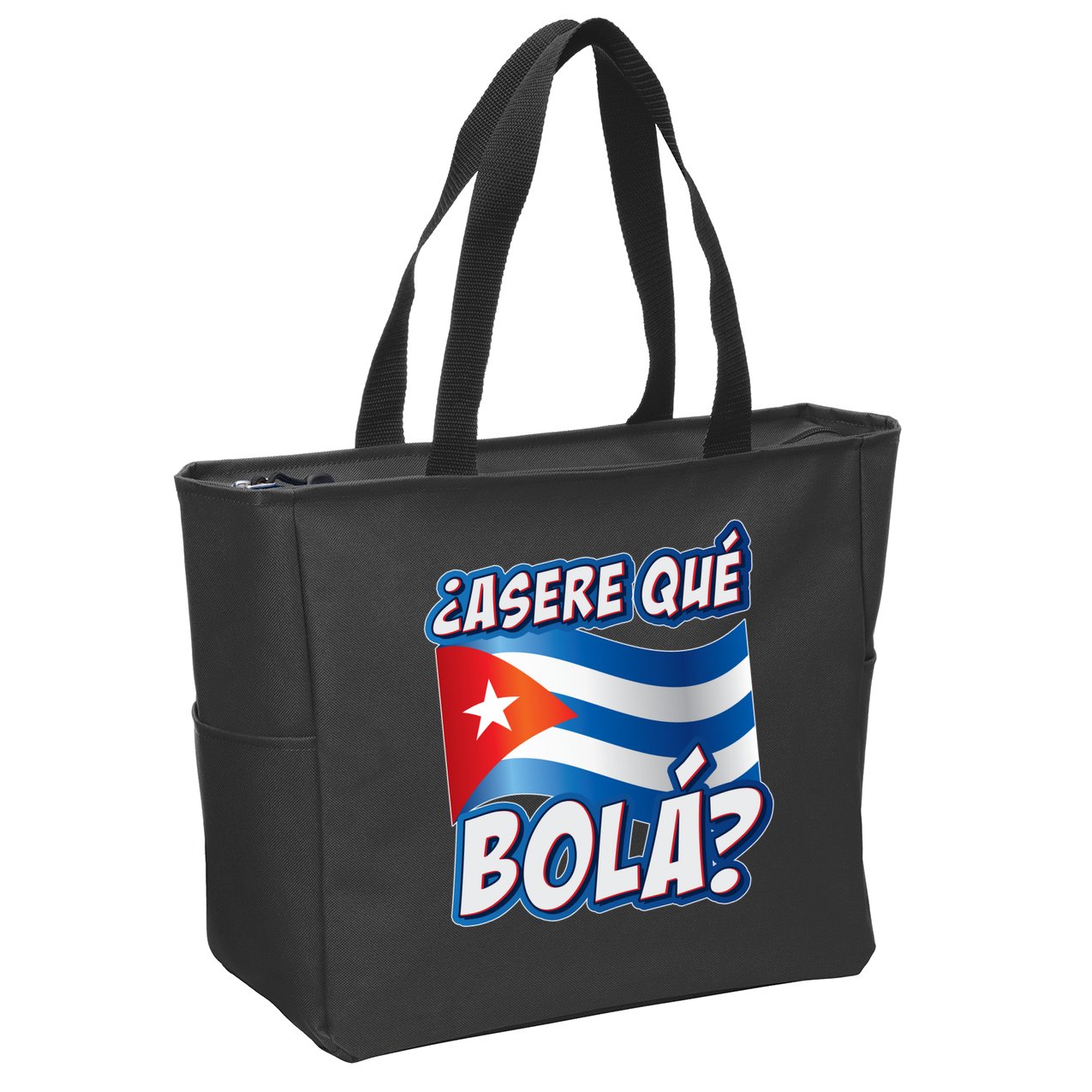 Cuba Asere Que Bola?  Zip Tote Bag