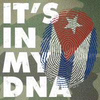 Cuba It's In My DNA Cuban Flag Fingerprint Legacy Tie Dye Trucker Hat