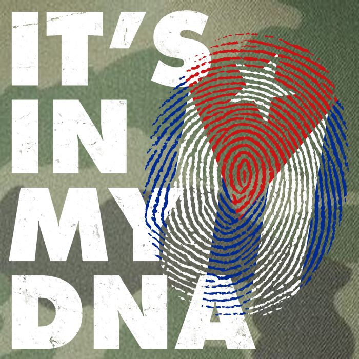 Cuba It's In My DNA Cuban Flag Fingerprint Legacy Tie Dye Trucker Hat