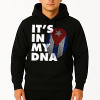 Cuba It's In My DNA Cuban Flag Fingerprint Hoodie