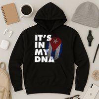 Cuba It's In My DNA Cuban Flag Fingerprint Hoodie