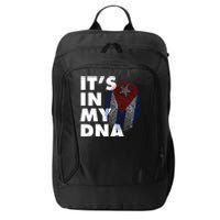 Cuba It's In My DNA Cuban Flag Fingerprint City Backpack