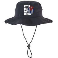 Cuba It's In My DNA Cuban Flag Fingerprint Bucket Hat