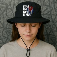 Cuba It's In My DNA Cuban Flag Fingerprint Bucket Hat