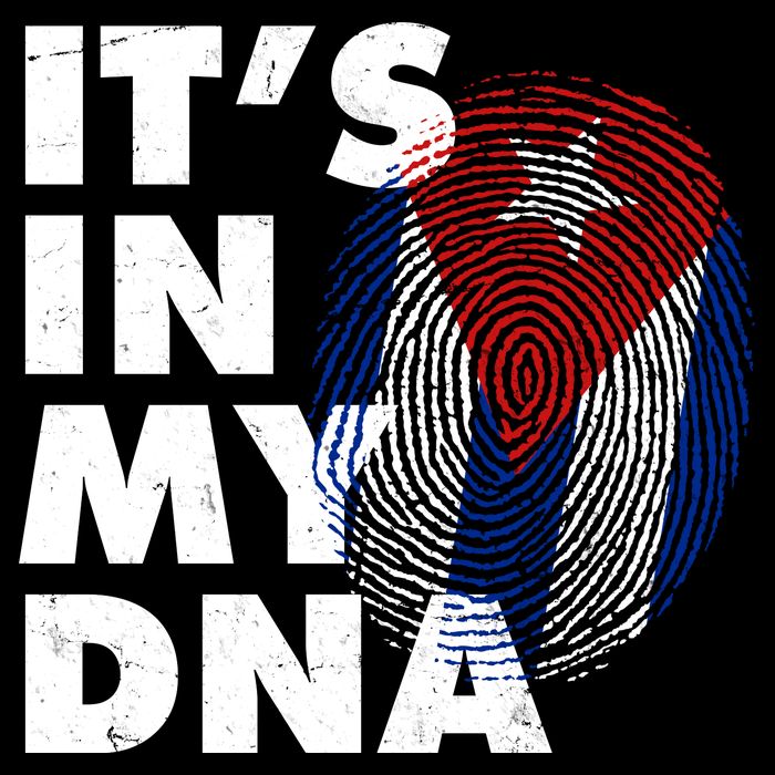 Cuba It's In My DNA Cuban Flag Fingerprint Bucket Hat