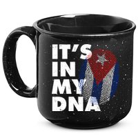 Cuba It's In My DNA Cuban Flag Fingerprint 15oz Campfire Ceramic Mug