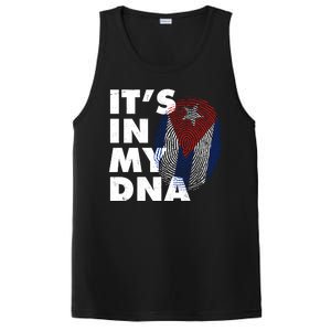 Cuba It's In My DNA Cuban Flag Fingerprint PosiCharge Competitor Tank