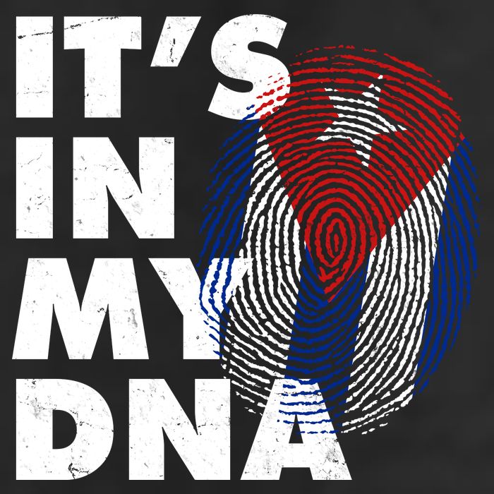 Cuba It's In My DNA Cuban Flag Fingerprint Trucker Hat