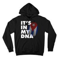 Cuba It's In My DNA Cuban Flag Fingerprint Tall Hoodie