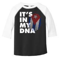 Cuba It's In My DNA Cuban Flag Fingerprint Toddler Fine Jersey T-Shirt