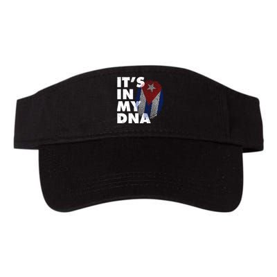 Cuba It's In My DNA Cuban Flag Fingerprint Visor