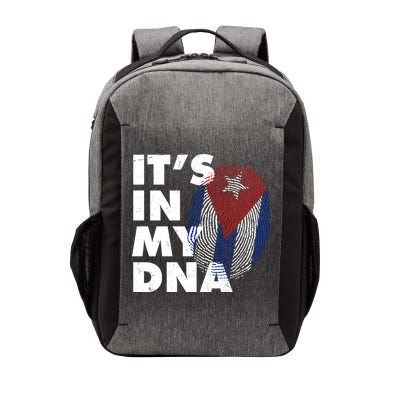 Cuba It's In My DNA Cuban Flag Fingerprint Vector Backpack