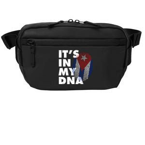 Cuba It's In My DNA Cuban Flag Fingerprint Crossbody Pack