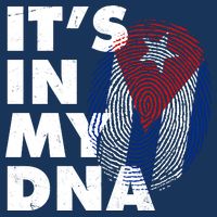 Cuba It's In My DNA Cuban Flag Fingerprint Infant Baby Jersey Bodysuit