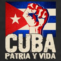 Cuba Patria Y Vida Cuban Flag Protest Fist 15oz Campfire Ceramic Mug