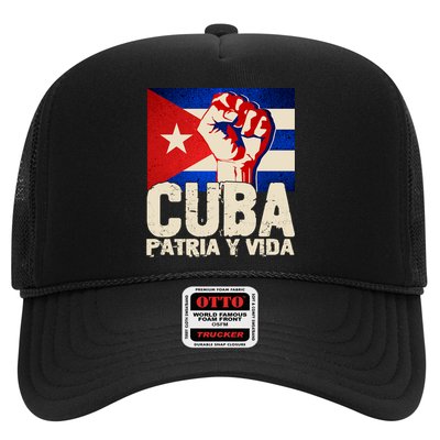 Cuba Patria Y Vida Cuban Flag Protest Fist Trucker Hat