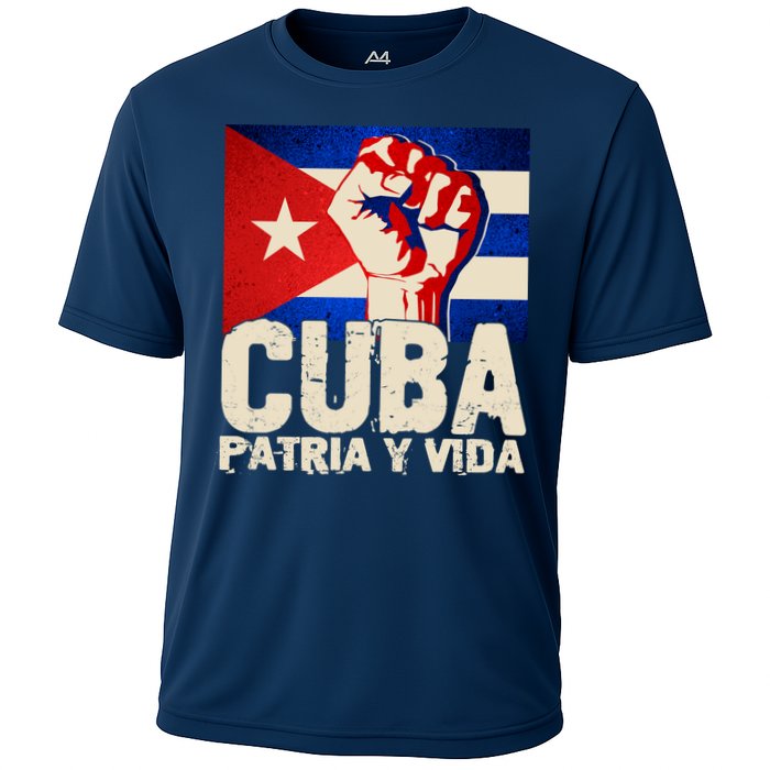 Cuba Patria Y Vida Cuban Flag Protest Fist Performance Shirt