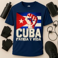 Cuba Patria Y Vida Cuban Flag Protest Fist Performance Shirt