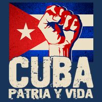 Cuba Patria Y Vida Cuban Flag Protest Fist 16 in Basic Backpack