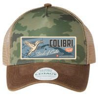 Cuba Travel Retro Banner Bird Watching Colibri Legacy Tie Dye Trucker Hat