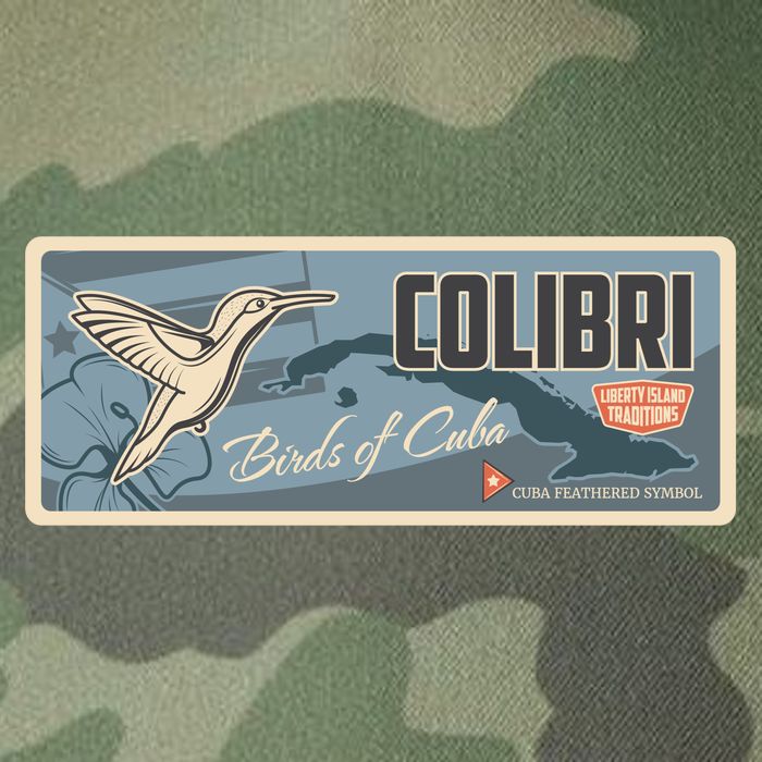 Cuba Travel Retro Banner Bird Watching Colibri Legacy Tie Dye Trucker Hat