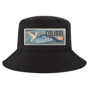 Cuba Travel Retro Banner Bird Watching Colibri Cool Comfort Performance Bucket Hat