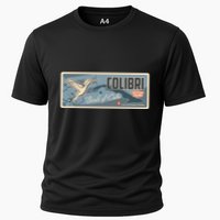 Cuba Travel Retro Banner Bird Watching Colibri Performance Shirt