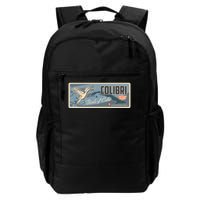 Cuba Travel Retro Banner Bird Watching Colibri Daily Commute Backpack