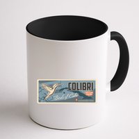 Cuba Travel Retro Banner Bird Watching Colibri Mug