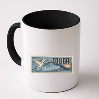 Cuba Travel Retro Banner Bird Watching Colibri Mug