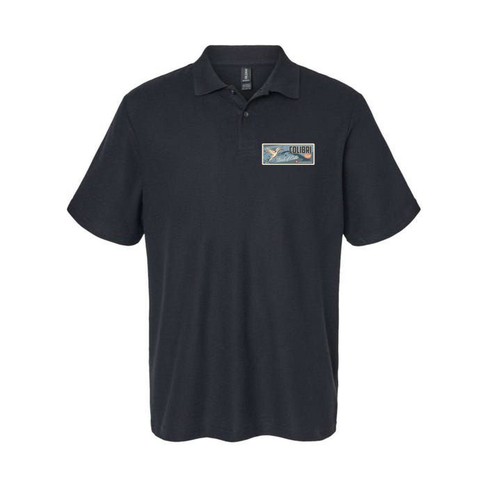 Cuba Travel Retro Banner Bird Watching Colibri Polo