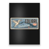 Cuba Travel Retro Banner Bird Watching Colibri Poster