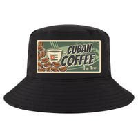 Cuba Travel Retro Banner Cuban Coffee Cool Comfort Performance Bucket Hat