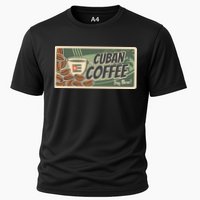 Cuba Travel Retro Banner Cuban Coffee Performance Shirt
