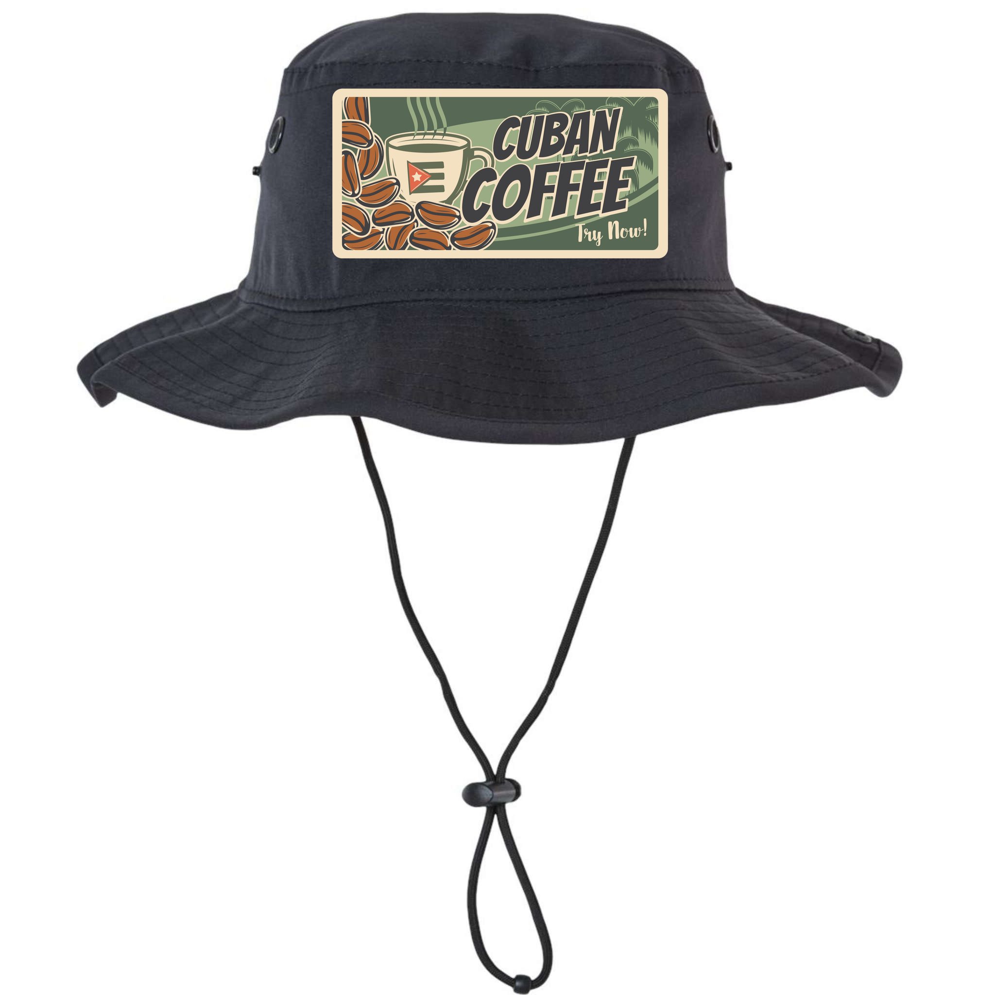 Cuba Travel Retro Banner Cuban Coffee Bucket Hat