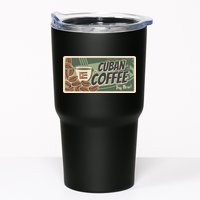Cuba Travel Retro Banner Cuban Coffee Tumbler