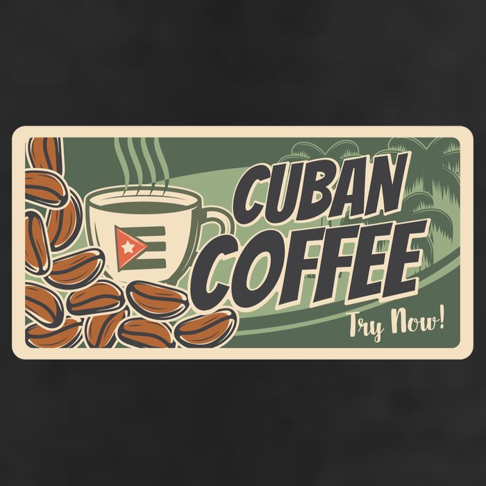 Cuba Travel Retro Banner Cuban Coffee Tumbler