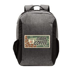 Cuba Travel Retro Banner Cuban Coffee Vector Backpack